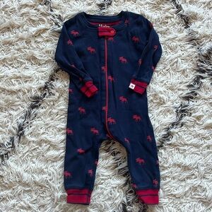 EUC • Hatley moose onesie